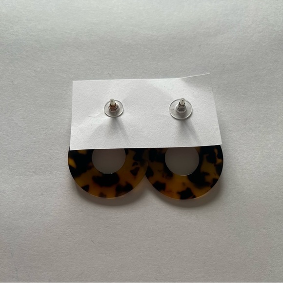 3/$15 or 4/$20 Plunder Design Tortoise shell and turquoise earrings - Picture 3 of 3